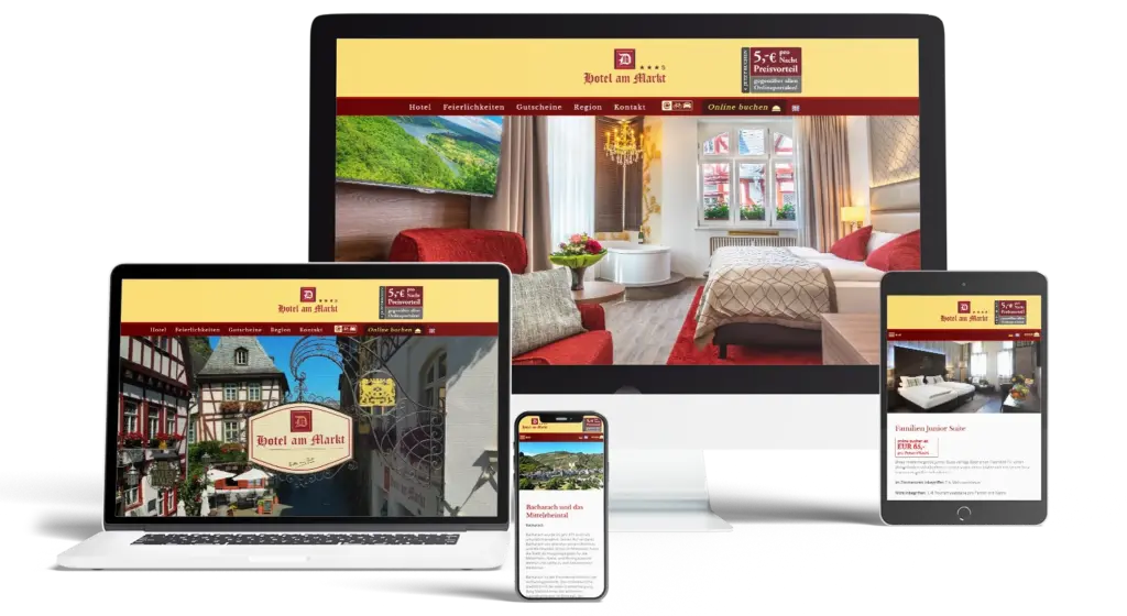 Webdesign für Hotel