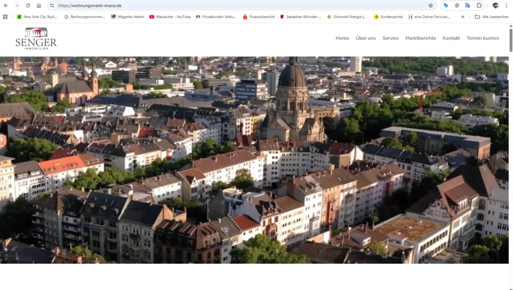 Landingpage Webdesign Design Mainz